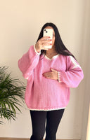 PABLO - Pull de grossesse en maille oversize