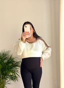 PABLO - Pull de grossesse en maille oversize