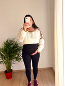 PABLO - Pull de grossesse en maille oversize
