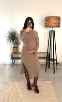 MIA – Robe de Grossesse Longue Col Roulé